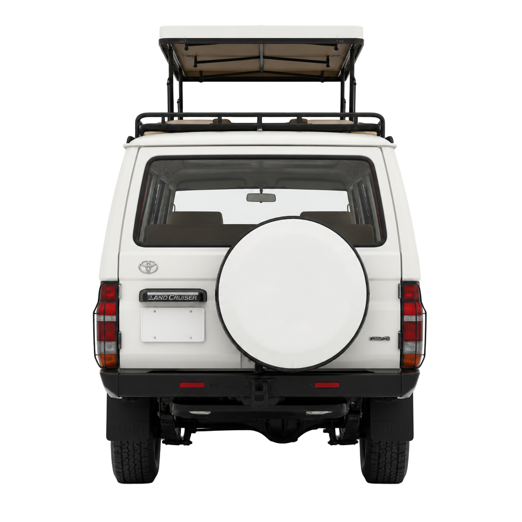 Safari vehicle — rear