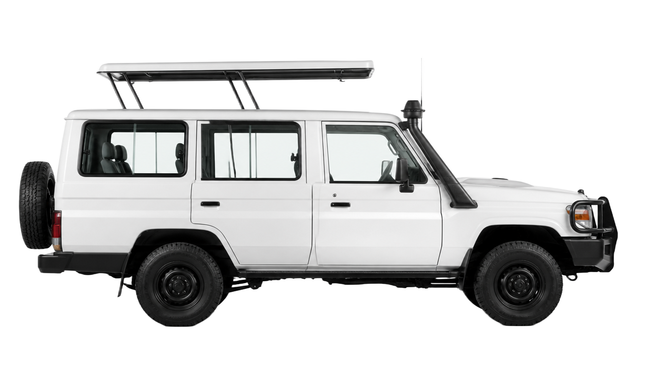 Safari vehicle — side